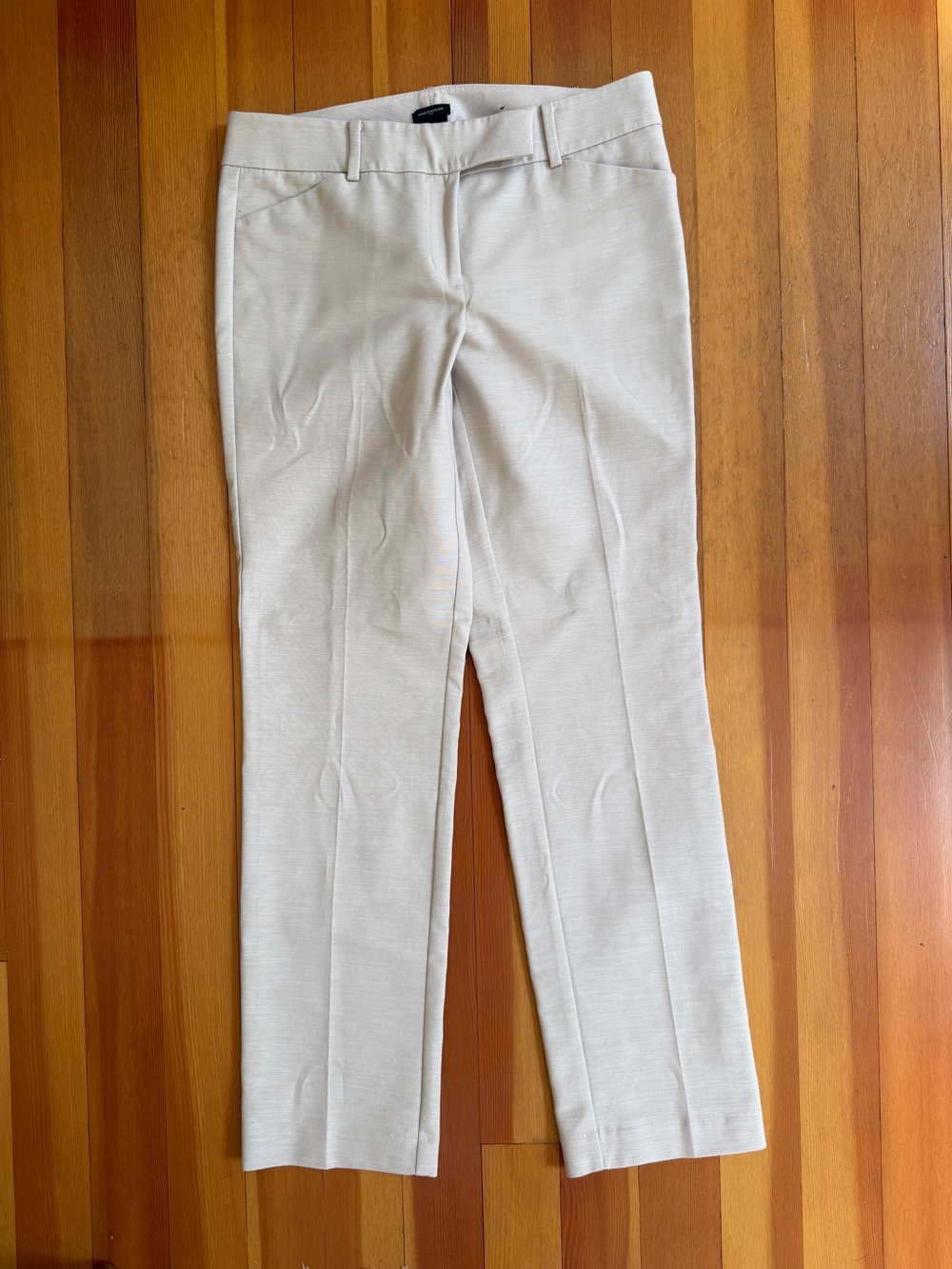 Ann Taylor Beige Modern Dress Pants